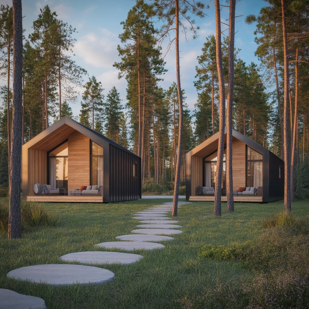 The Compound prefab cabin by NobleRefuge