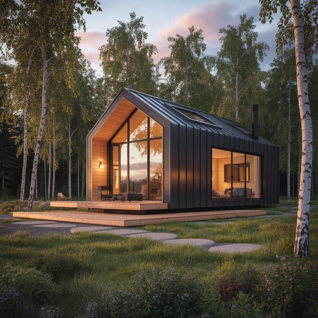The Ridgeline prefab cabin by NobleRefuge